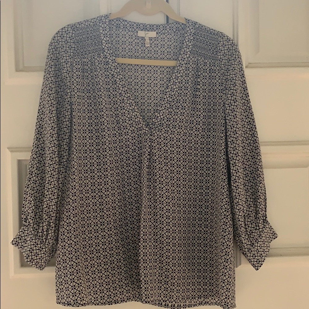 Joie silk blouse size small